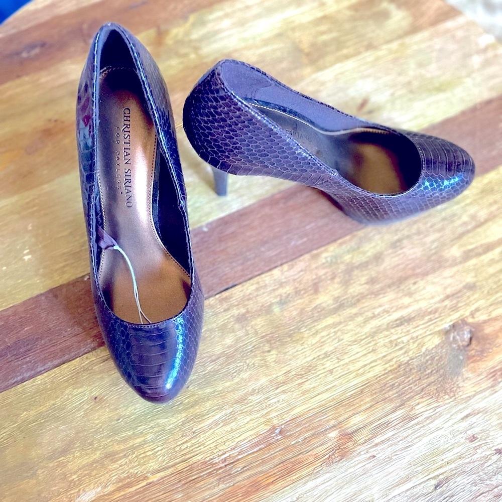 Christian Siriano for Payless Kathryn Brown Cafe Brun Size 7 1/2 NWOT